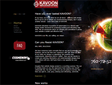 Tablet Screenshot of kavoon.com